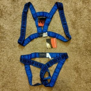 Royal Blue Fukr Harness/C-ring Jock
